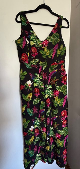 Mono largo estampado tropical