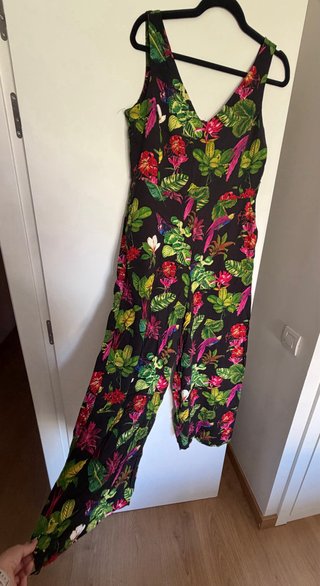 Mono largo estampado tropical
