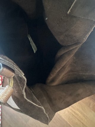 Borsa hobo Pepe Jeans marrone scamosciata