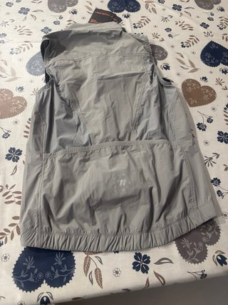 Chaleco ciclista unisex gris