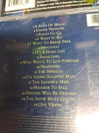 CD Queen - Made in Heaven y Greatest Hits II