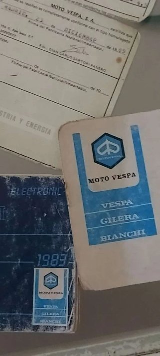 Vespa PKS 125cc Blanca