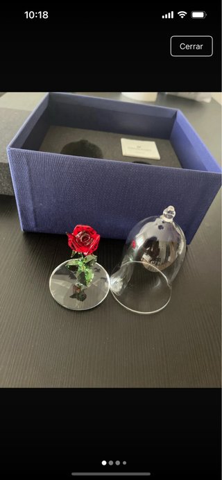 Rosa Encantada Swarovski La Bella y la Bestia