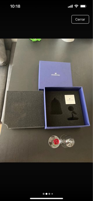 Rosa Encantada Swarovski La Bella y la Bestia
