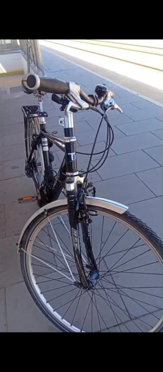 Bicicleta alemana cuidada