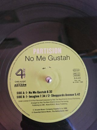 Partision – No Me Gustah 1998 Vinilo House