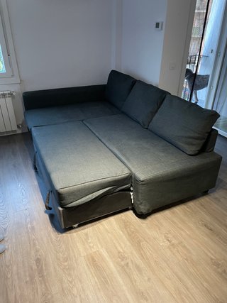 Sofá Cama Ikea Friheten L Gris