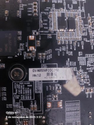Tarjeta Gráfica Gigabyte GTX950 2 GB
