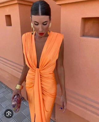 Vestido marca AMARA FIORE fiesta sin estrenar tall