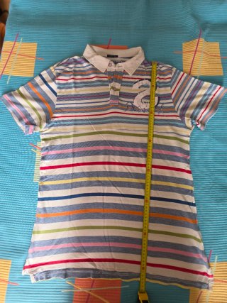 Polo Desigual Rayas Colores Talla XL