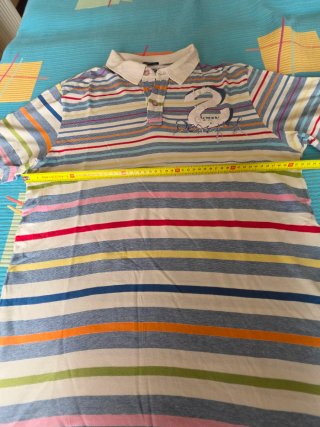 Polo Desigual Rayas Colores Talla XL