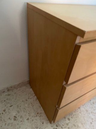 Cómoda 3 cajones Malm Ikea