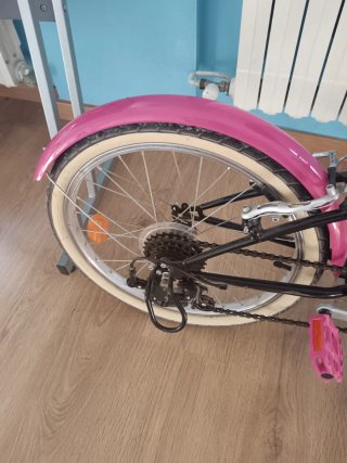 Bicicleta Btwin Original 500 20' con cesta