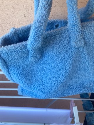 Borsa morbida Stitch azzurra