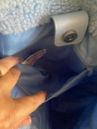 Borsa morbida Stitch azzurra