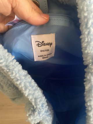 Borsa morbida Stitch azzurra
