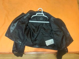 Chaqueta Biker Polipiel Negra Stradivarius
