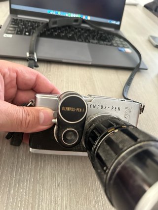 Olympus Pen F Cámara Analógica Plata