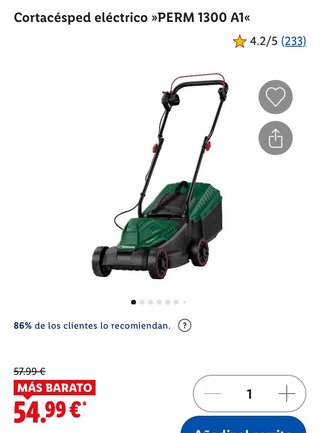 Cortacésped Eléctrico Parkside PRM 1300 A1