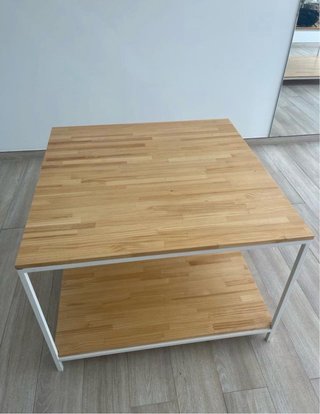 Mesa de centro madera y metal