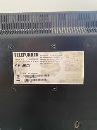 Televisor Telefunken 22 Negro