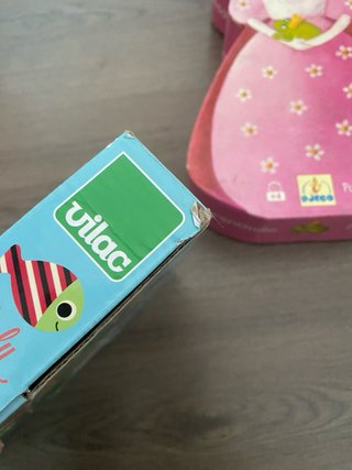 Juego de mesa Whaly y puzzle djeco princesa