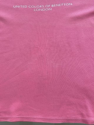 Camiseta United Colors of Benetton London Rosa