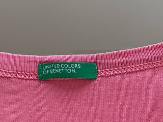 Camiseta United Colors of Benetton London Rosa