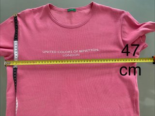 Camiseta United Colors of Benetton London Rosa