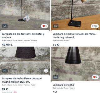Lámpara de pie Natsumi Kave Home