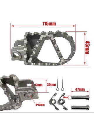 Estriberas para KTM  Husqvarna Beta Gas Gas NUEVA