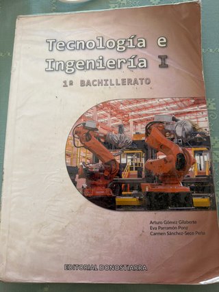 Tecnología e ingeniería I : 1o Bachillerato