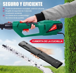 Cortasetos eléctrico telescópico HYCHIKA 900W