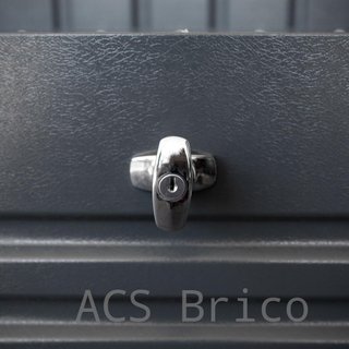 Baúl Arcón Metálico Antracita - 187x78x72 cm - Trimetals