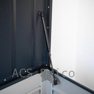Baúl Arcón Metálico Antracita - 187x78x72 cm - Trimetals