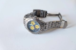 Reloj Festina Cronógrafo Alarma Plata Azul