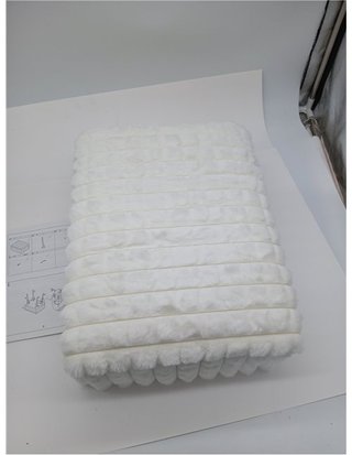 IBUYKE Silla de Maquillaje Rectangular - con Espacio de Almacenamiento - Taburete otomano - Silla de Mesa de Maquillaje - con pies A