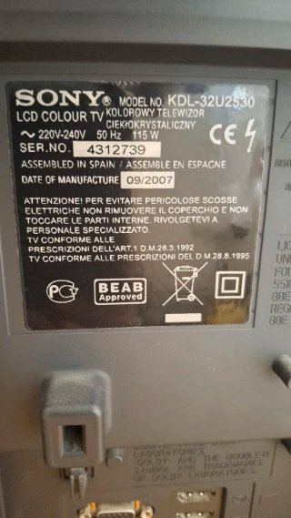 Televisor Sony Bravia KDL-32U2530
