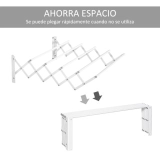 Tendedero Plegable Blanco
