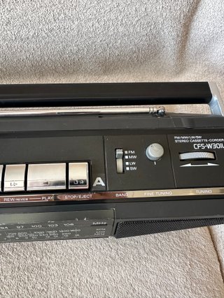 Sony CFS-W301L Radio Cassette Doble Vintage