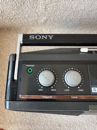 Sony CFS-W301L Radio Cassette Doble Vintage