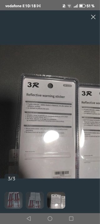 Reflectores Rojos para Coche y Moto (4 uds)