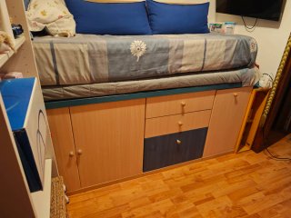 Cama infantil con almacenaje