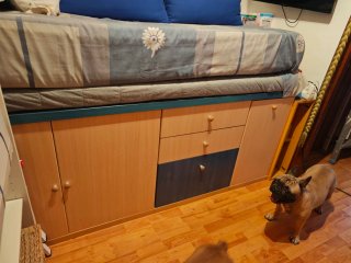 Cama infantil con almacenaje
