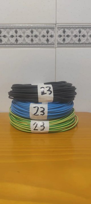3 Rollos Cable 2.5mm - 23metros cada rollo