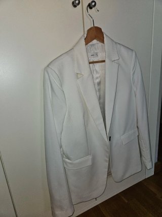Americana Mango Blanca Talla M