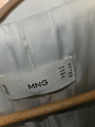 Americana Mango Blanca Talla M