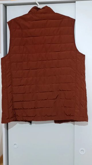Chaleco Zara Hombre Naranja Teja