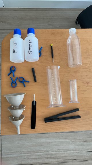 Kit revelado analógico