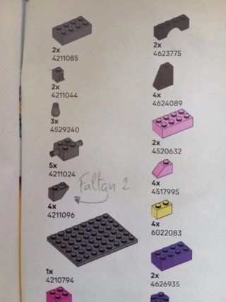 Lego Classic 10696 - Faltan 10 Piezas